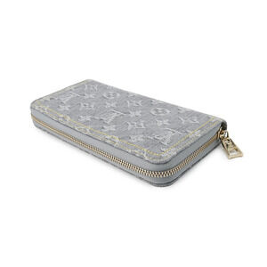 Louis Vuitton Wallet Zippy Long Monogram Denim Gray